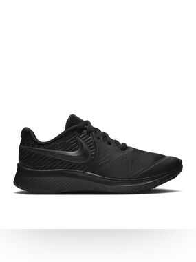 Nike 🖤 Star Runner 2 All-Black Youth Running Shoes